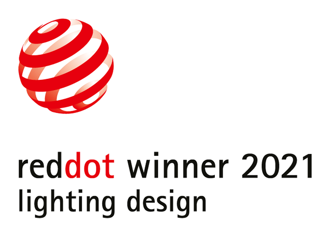 reddot lighting design winner 2021 badge