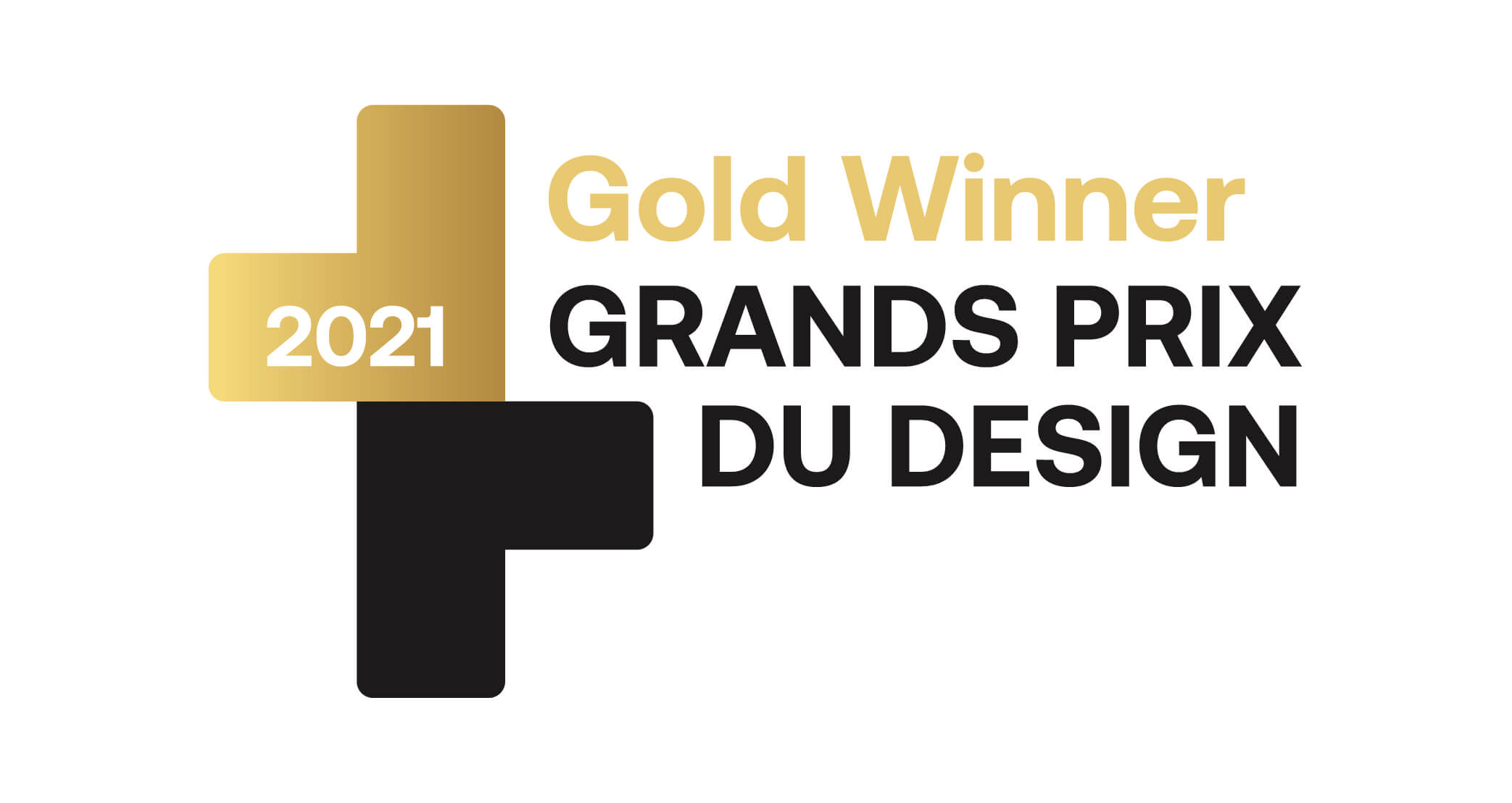 GRAND PRIX DU DESIGN Gold Winner 2021 Badge